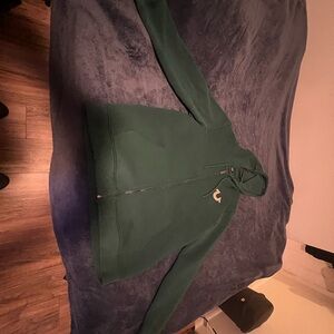 True Religion green Hoodie with Logo